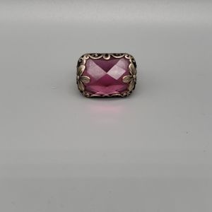 Silpada Pink Raspberry Berry-licious Ring